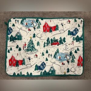Cupcakes and Cashmere Winter Wonderland Christmas Holiday Pillowcase